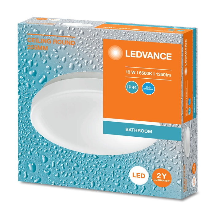 LED LAMP CEILING ROUND 255 18W 865 IP44 LEDVANCE