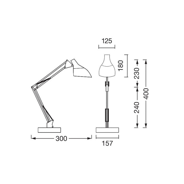 LED LAMP OFFICE LINE DESK LDMP PEAR E27 LEDVANCE - WHITE