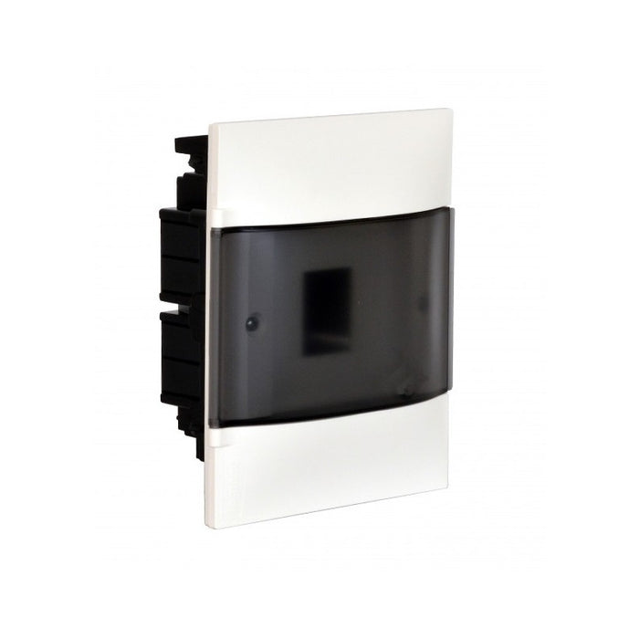 FOUR MODULE PANEL FOR HIDDEN MOUNTING + RAIL LGR 134154 LEGRAND WITH SMOKE DOOR