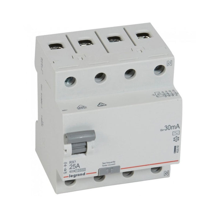 REMOTE CURRENT PROTECTION RX-3 4P 25A 30mA 6kA LEGRAND