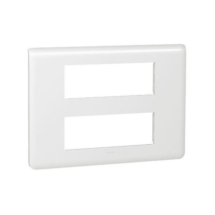 FACE FRAME 2X6M MOSAIC LEGRAND - WHITE