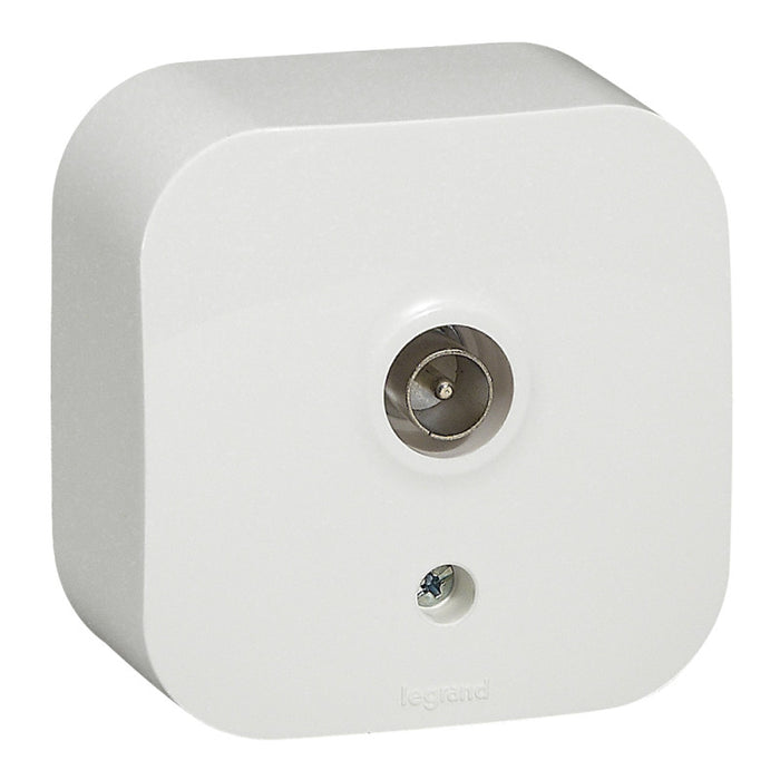 FORIX LEGRAND OUTDOOR INSTALLATION TV OUTLET - WHITE