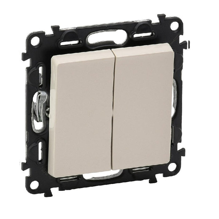 VALENA LIFE LEGRAND SERIES NINE BUTTON - CREAM