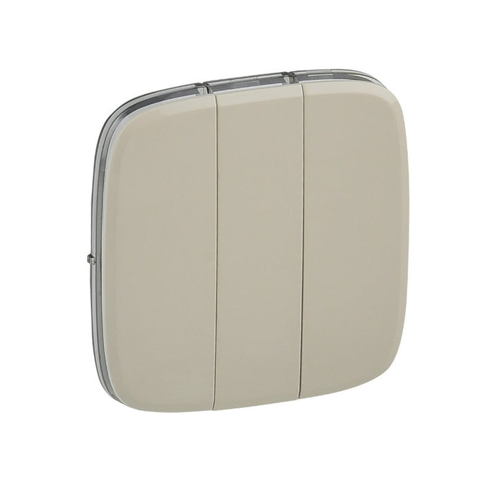 FACIAL PANEL FOR TRIPLE KEY LGR 755036 VALENA ALLURE LEGRAND -CREAM