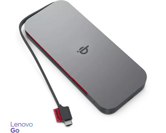 Lenovo GO Lithium Polymer (LiPo) 10000 mAh Безжично зареждане Сив