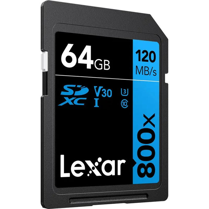 MEMORY CARD SDXC 64GB 120/45MB/s UHS-I,V30,U3 LEXAR