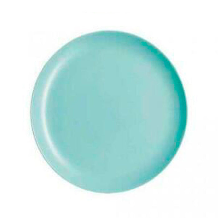 DIWALI MAIN PLATE 25CM 1PC TURQUOISE LUMINARC