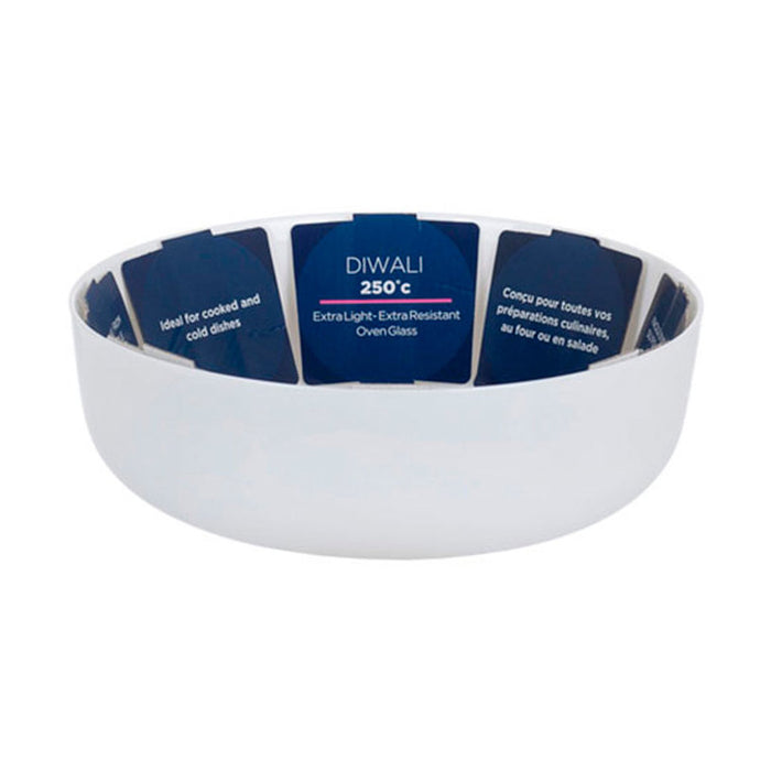 ROUND TRAY/BOWL 22CM OPAL DIWALI LUMINARC