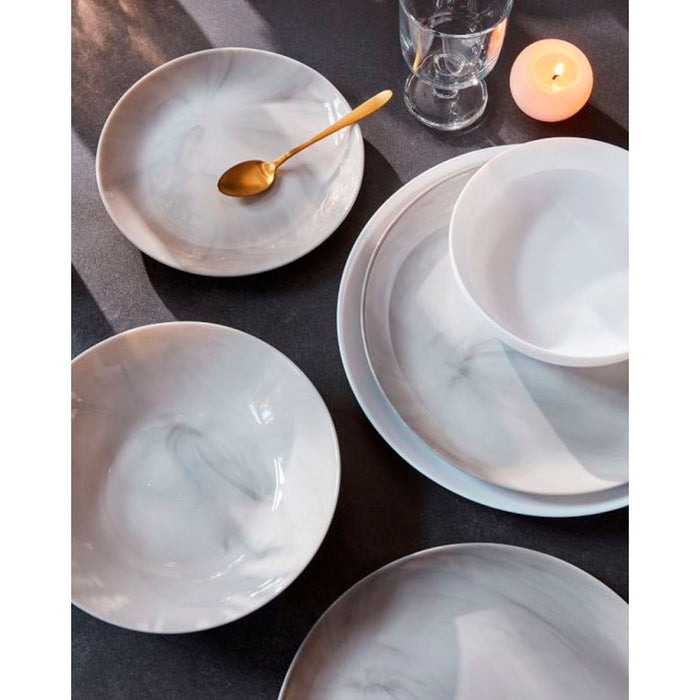 MAIN PLATE 25CM MARBLE DIWALI LUMINARC