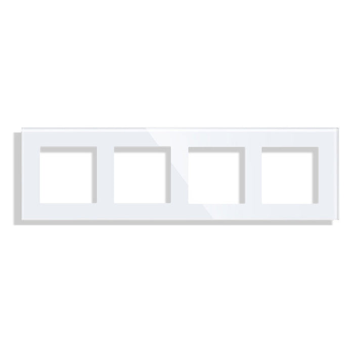 FRAME QUAD GLASS WHITE LUXON