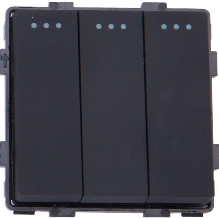 BLACK LUXON TRIPLE MECHANISM KEY