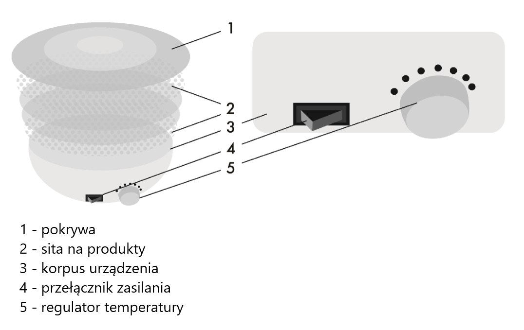 MAESTRO MR-765 Mushrooms and fruits dehydrator