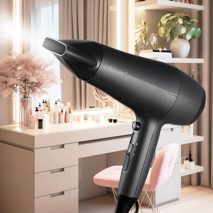 Hair dryer MAESTRO MR-217 2200 W Black, Graphite