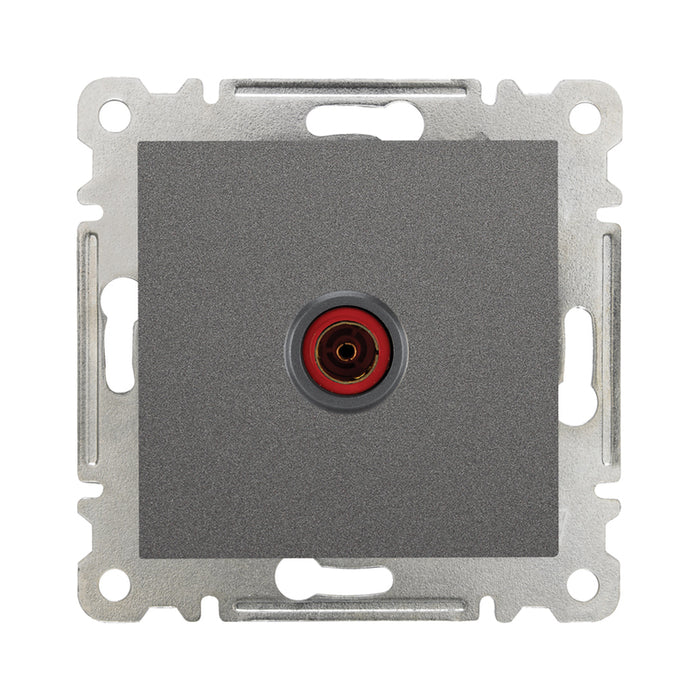 SOCKET TV MECHANISM GRAPHITE MAKEL KAREA LINE