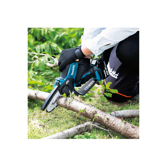 BATTERY BRUSHLESS MINI CHAIN SAW MAKITA DUC101Z 18 V, BAR LENGTH 10.00 cm, WITHOUT BATTERY AND CHARGER, BAR LENGTH 10.00 cm