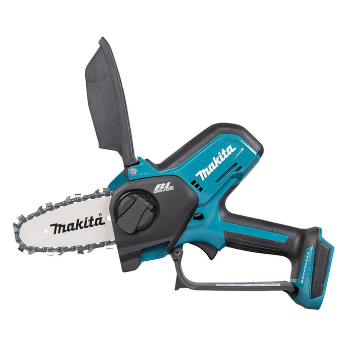 BATTERY BRUSHLESS MINI CHAIN SAW MAKITA DUC101Z 18 V, BAR LENGTH 10.00 cm, WITHOUT BATTERY AND CHARGER, BAR LENGTH 10.00 cm