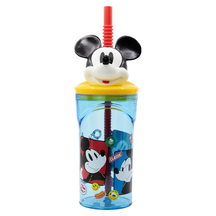 3D 360 ML MICKEY MOUSE MAXHOME BOTTLE WITH STRAW
