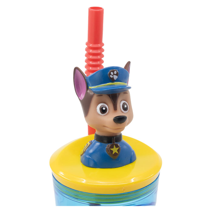 3D 360 ML PAW PATROL MAXHOME BOTTLE WITH STRAW