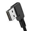 USB to USB-C cable, Mcdodo CA-7310, angled, 1.8m (black)