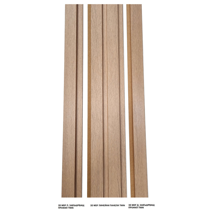 3D MDF RIGHT END PROFILE MEBELISTIKA TWIN 2.8 M