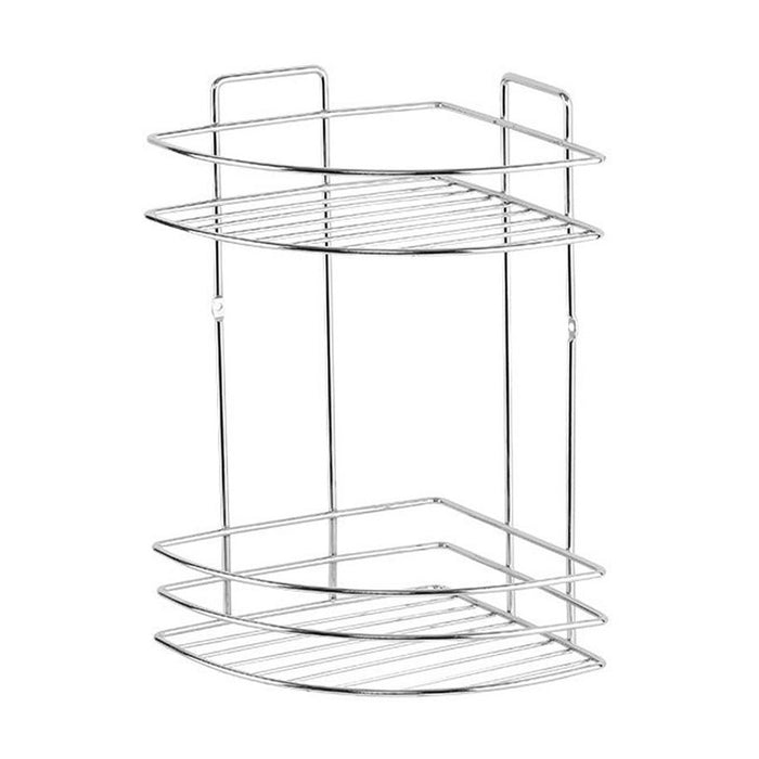 CORNER BATHROOM SHELF METALIFE