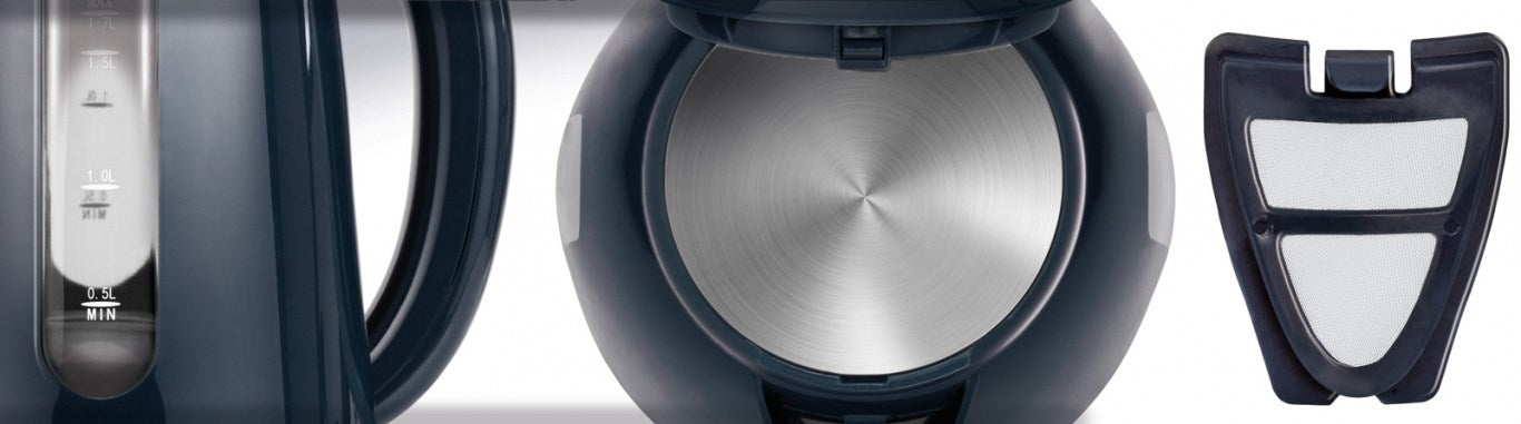 MPM MCZ-85/G1 electric kettle 1.7 L 2200 W Black