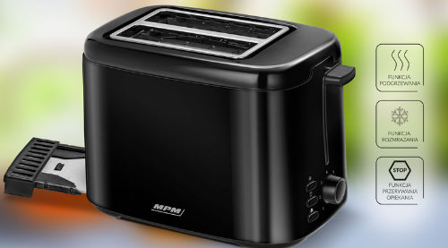 Toaster MPM MTO-07/c black