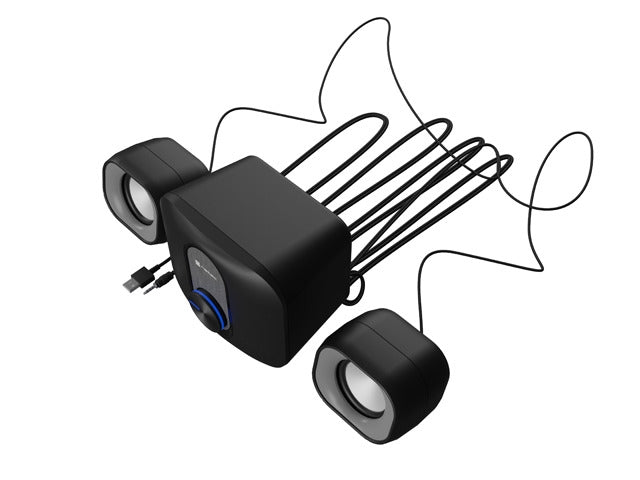 Natec Speakers Pug 11w rms 2.1, Black