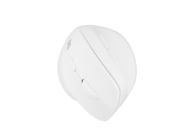 Natec Vertical Mouse Crake 2 Wireless, 2400DPI Bluetooth 5.2 + 2.4 GHz White