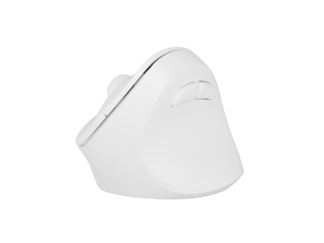 Natec Vertical Mouse Crake 2 Wireless, 2400DPI Bluetooth 5.2 + 2.4 GHz White