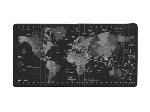 Natec Mouse Pad Time Zone Map MAXI 800x400 mm
