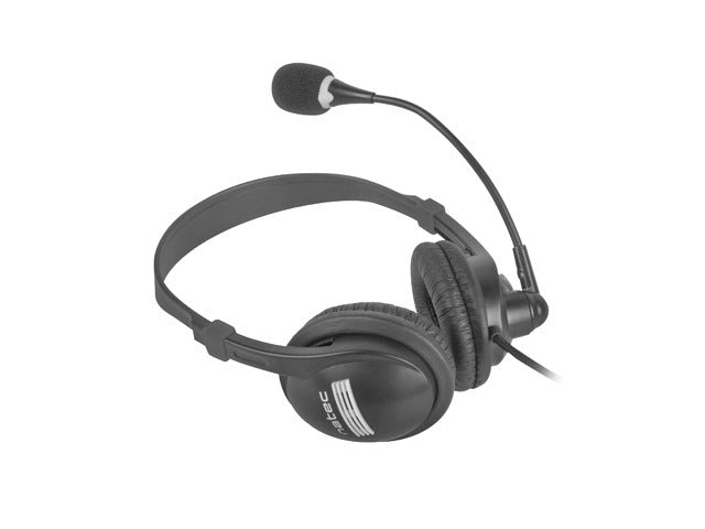 Natec Headset Drone With Microphone Black