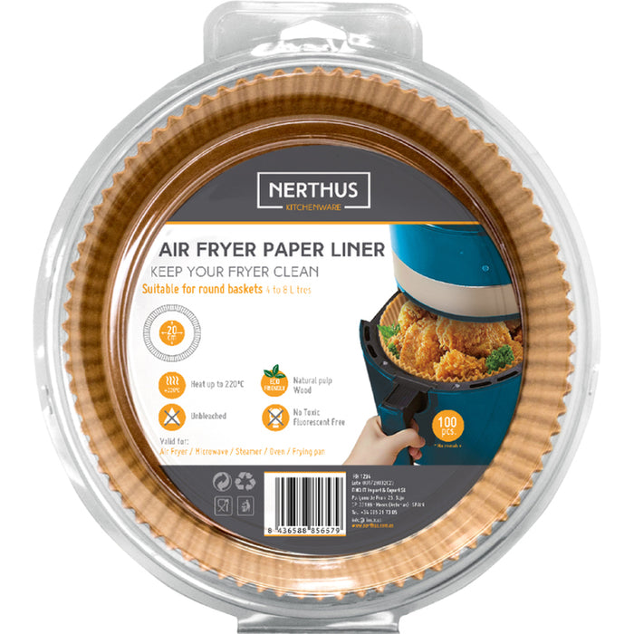 PAPER BASKET FOR AIR FRYER 100 PCS VB FIH 1234 NERTHUS 100 PCS