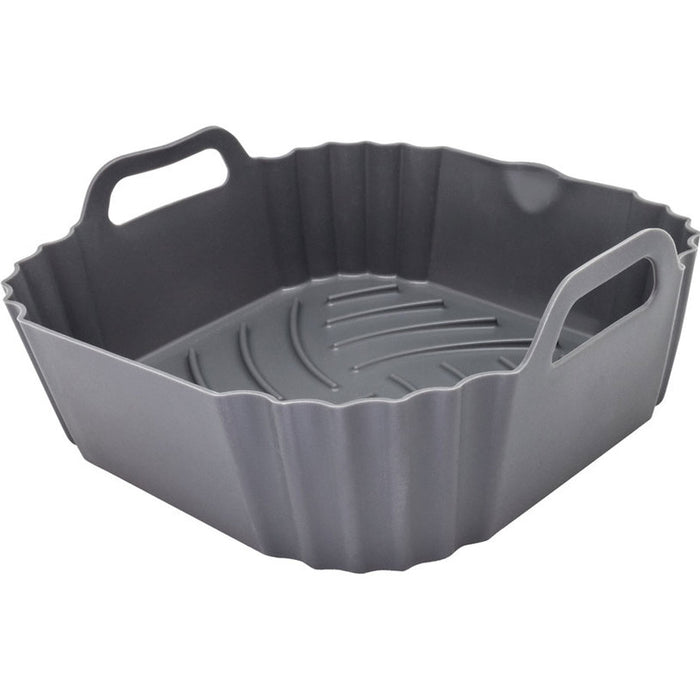 SILICONE BASKET FOR AIR FRYER NERTHUS FIH 1201 GRAY