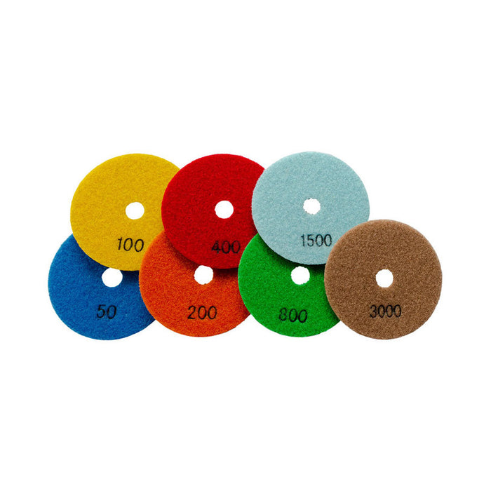 SET OF DIAMOND DRY POLISHING DISCS 7 PCS NEXTOOL SPD-710