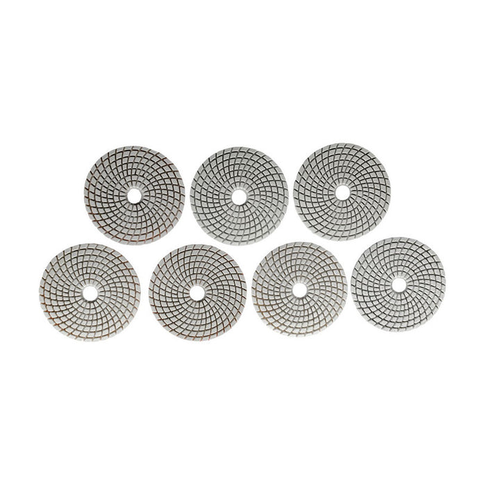 SET OF DIAMOND DISCS FOR WET POLISHING 7 PCS NEXTOOL SPD-715