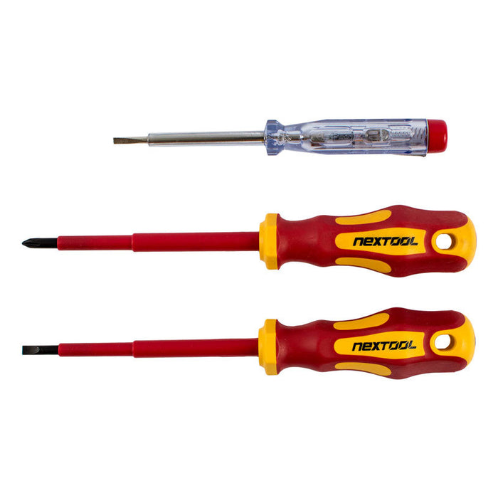 HIGH VOLTAGE SCREWDRIVERS SET NEXTOOL D253-3