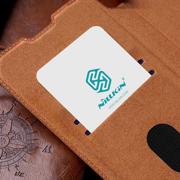 Case Nillkin Qin Leather Pro for SAMSUNG S23+ (black)