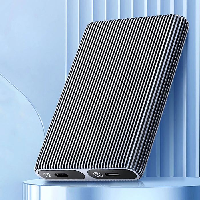 Orico AM2C3-2N Dual Disk Caddy for Two M.2 NVME USB-C 3.2 10Gb/s Drives - Gray