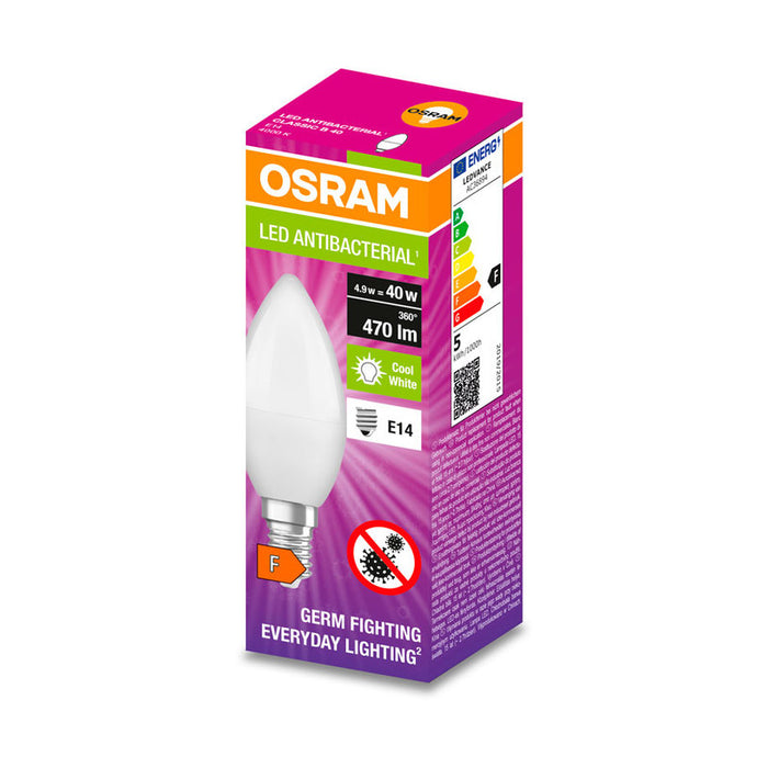 LED ANTIBACTERIAL BULB 470LM 4000K E14 OSRAM
