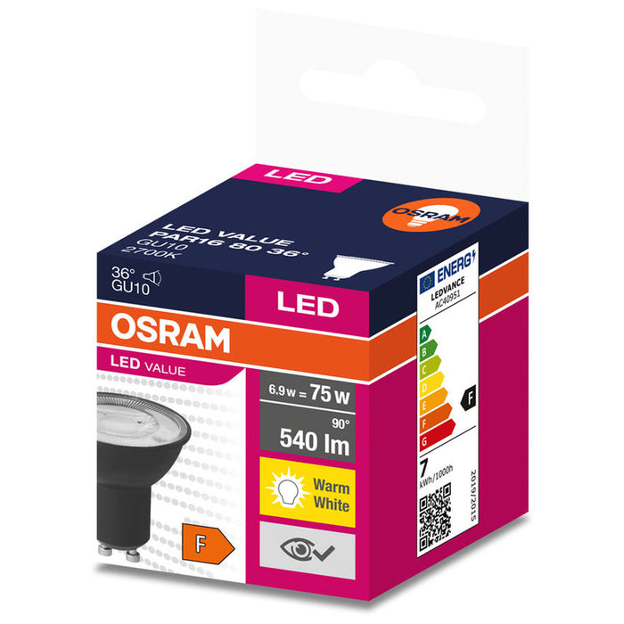 LED BULB OSRAM GU10 6.9W 540LM 2700K