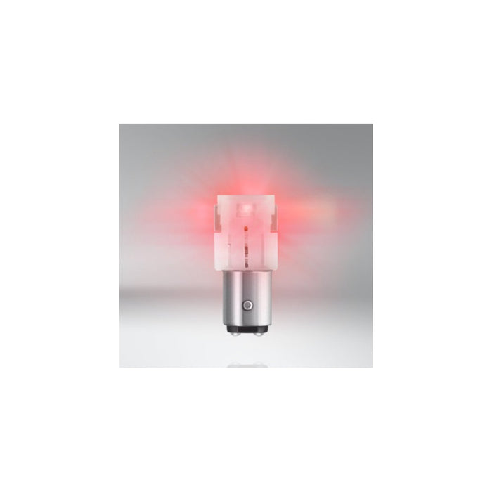 CAR LED LAMP 7528DRP-02B 12V P21/5W RED 1.7W BAY15D OSRAM
