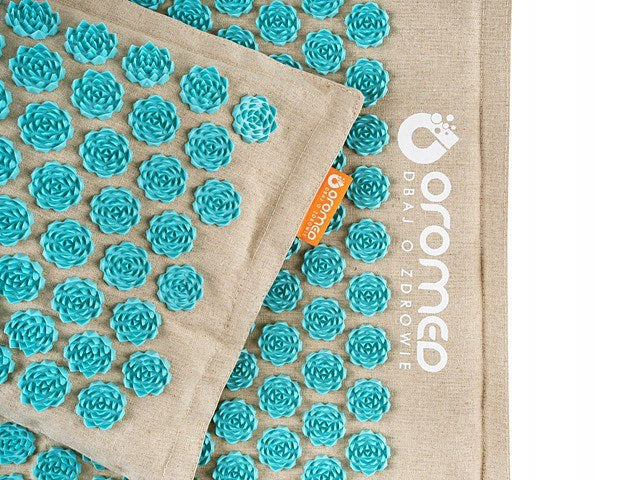 ORO-HEALTH acupressure mat, colour grey