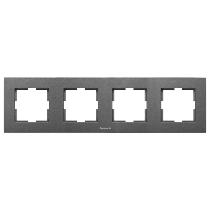 FRAME QUAD HORIZONTAL PANASONIC DARK GRAY KARRE+