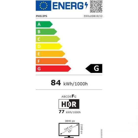 TV PHILIPS 55OLED819/12, 55"(139 cm), OLED 4K Ultra HD, Ambilight TV, Google TV™