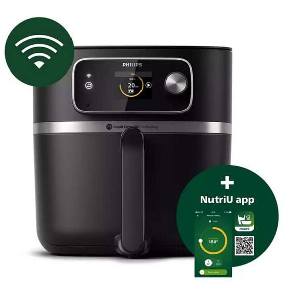 Fryer PHILIPS Airfryer Combi XXL Connected HD9880/90