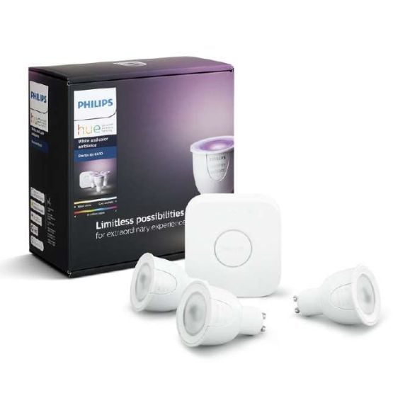 Set of lamps PHILIPS Hue WCA 6.5W GU10 3 set EUR PMO