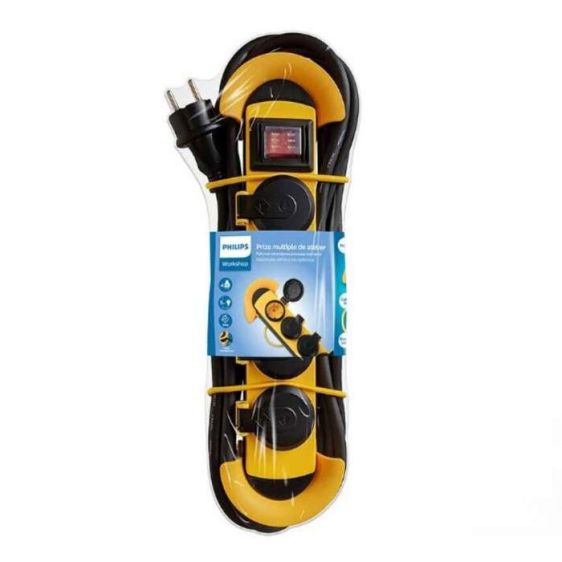 External power strip with 4 sockets PHILIPS SPN5140YC/58