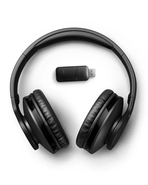 PHILIPS Wireless TV/PC Headphones 40 mm membranes Bluetooth USB dongle