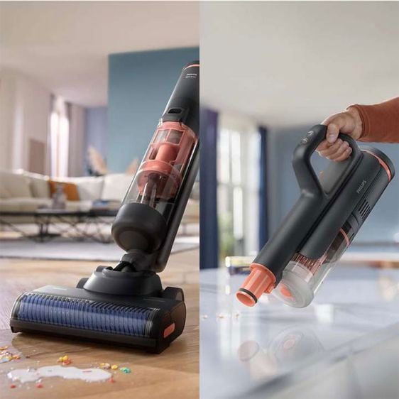 Cordless vacuum cleaner for dry and wet cleaning PHILIPS XW6264/11
